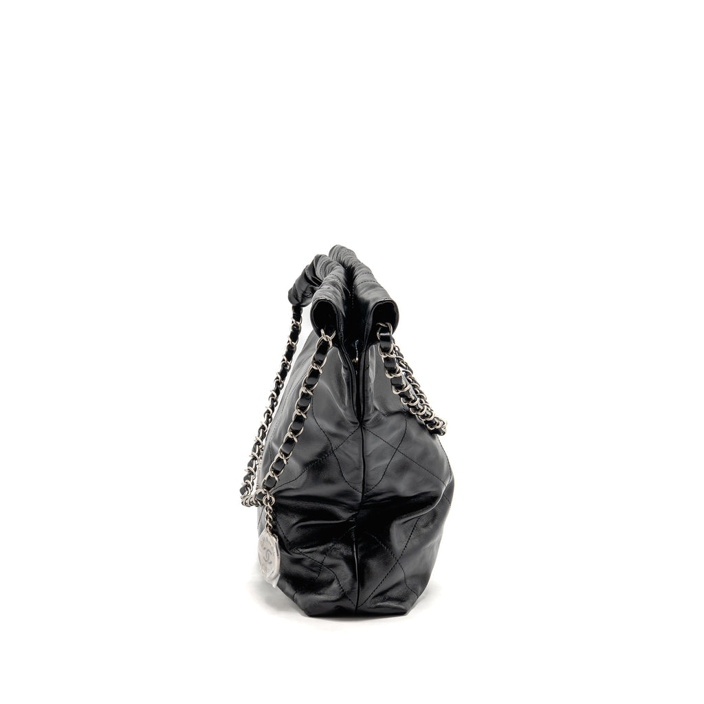 chanel-small-22-bag-shiny-calfskin-black-shw-microchip-copy