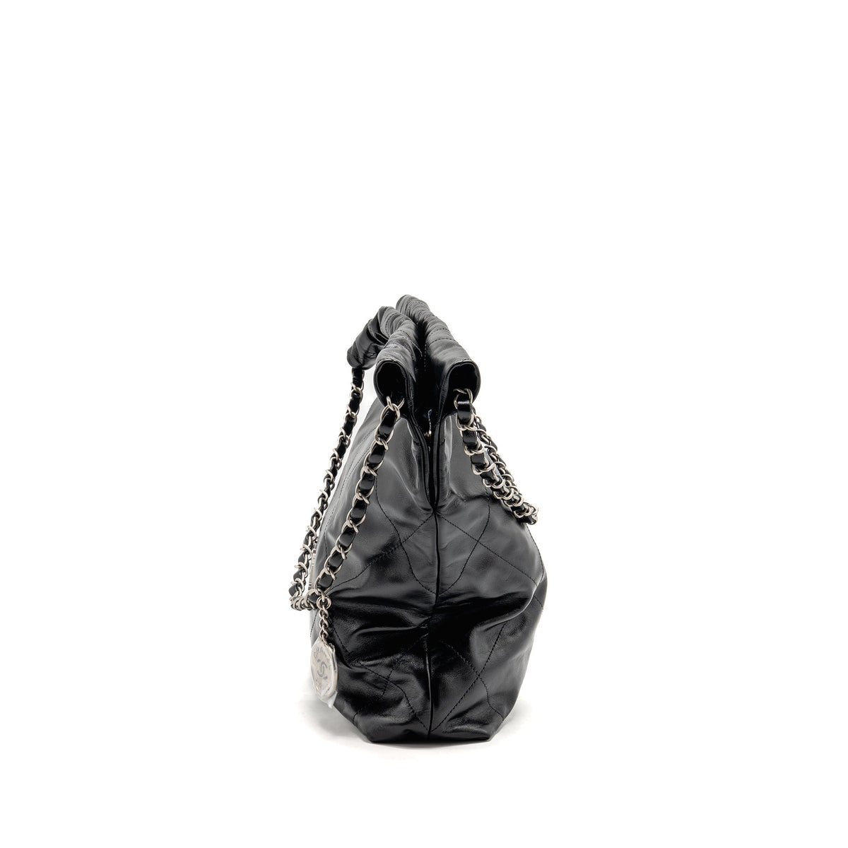 chanel-small-22-bag-shiny-calfskin-black-shw-microchip-copy