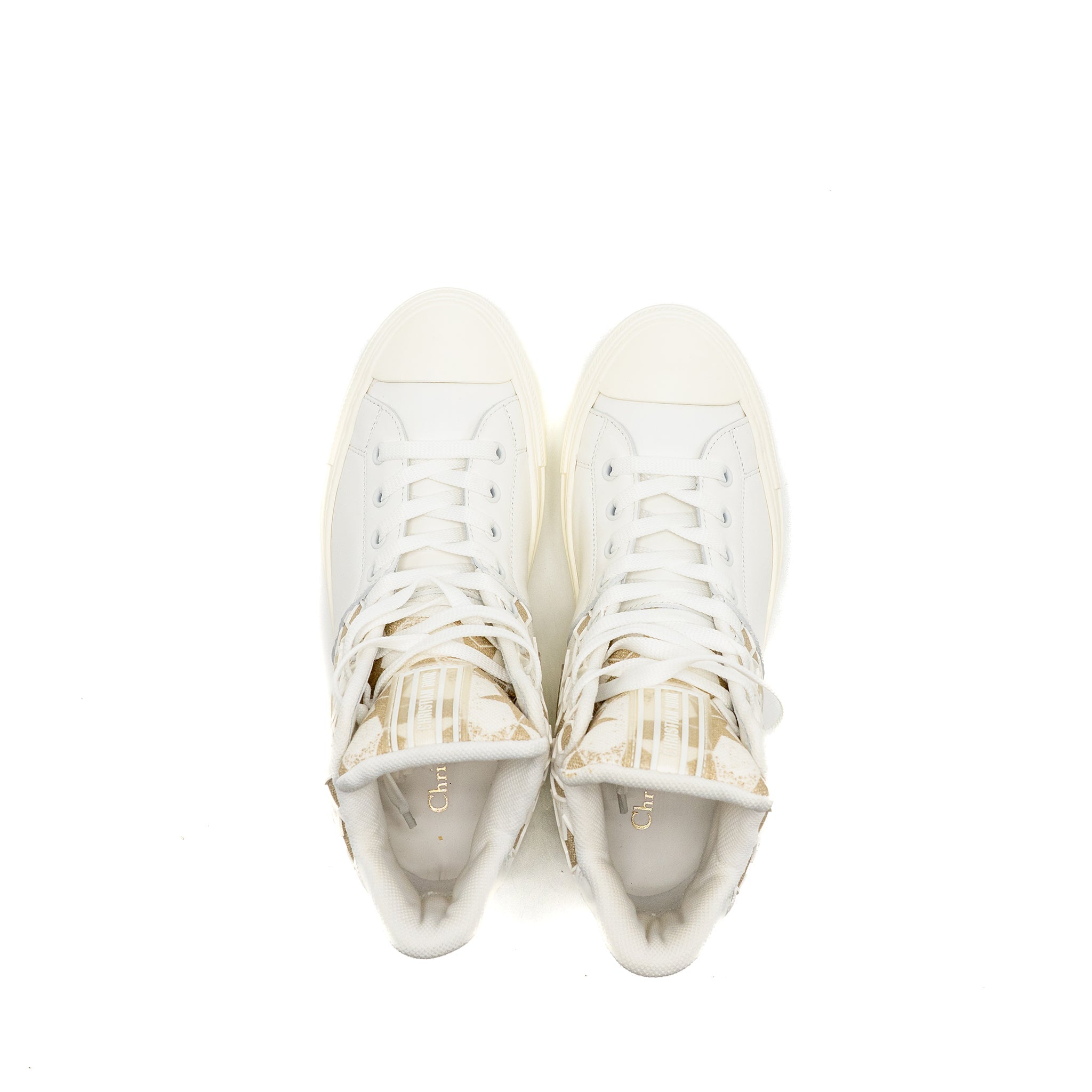 dior-size-37-walk-n-dior-hightop-star-sneaker-leather-gold-white