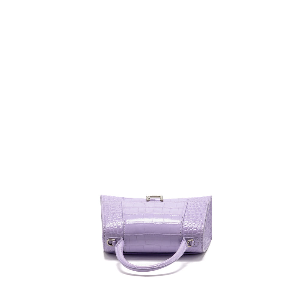balenciaga-small-hourglass-bag-croc-embossed-calfskin-lilac-shw