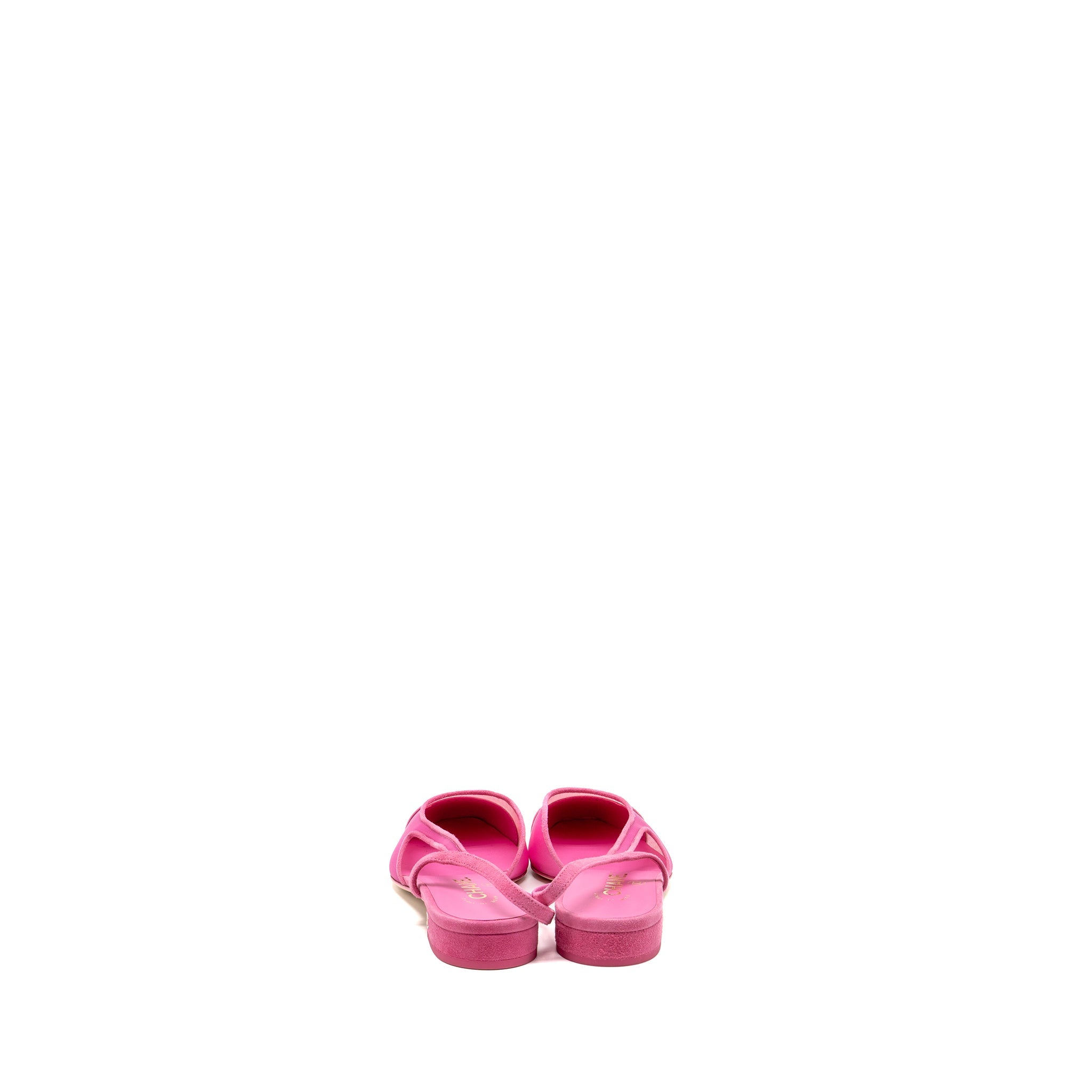 chanel-size-37-5-slingback-flats-suede-mesh-pink