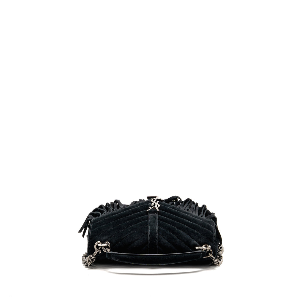 saint-laurent-ysl-medium-chevron-fringe-college-bag-suede-black-ruthenium-hardware