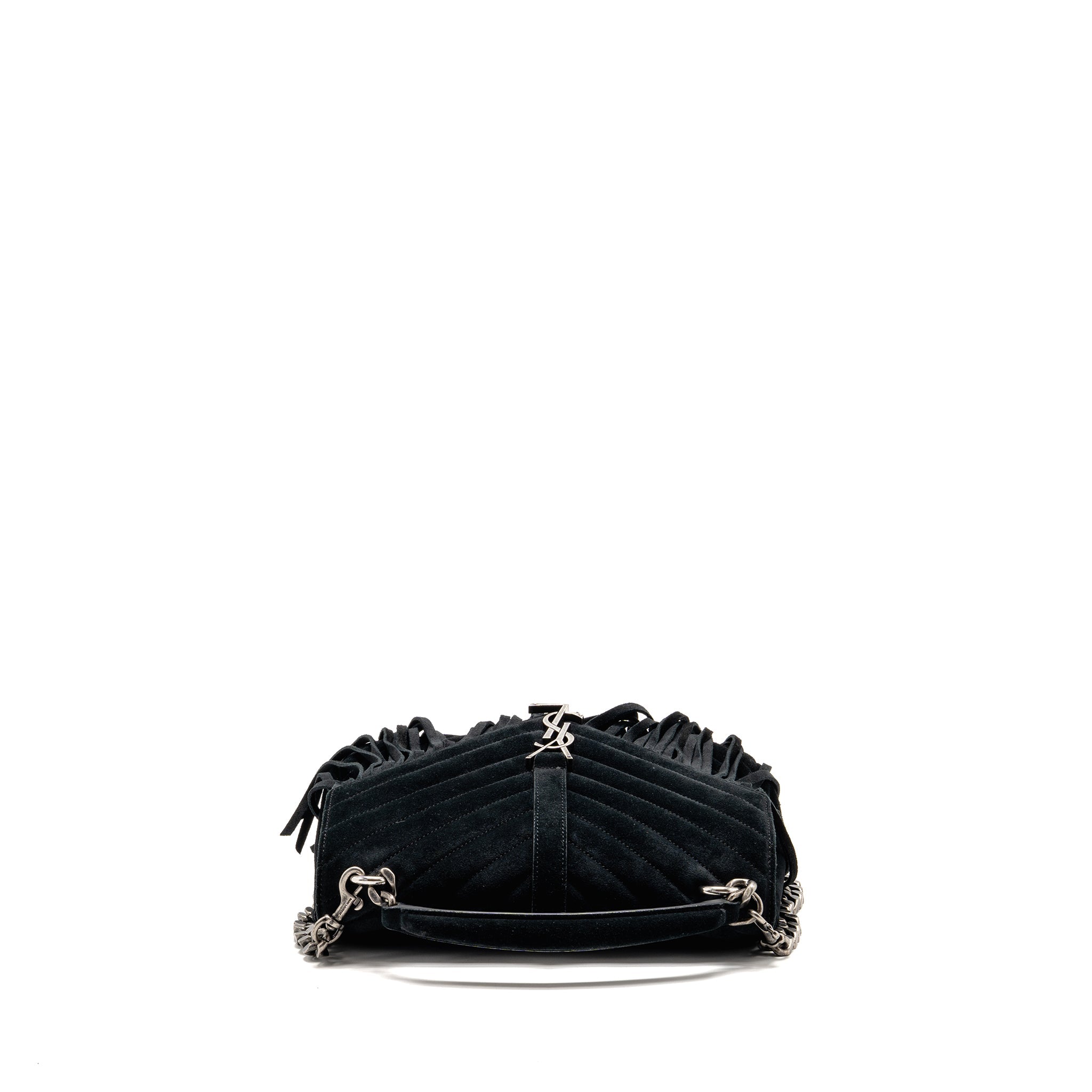 saint-laurent-ysl-medium-chevron-fringe-college-bag-suede-black-ruthenium-hardware