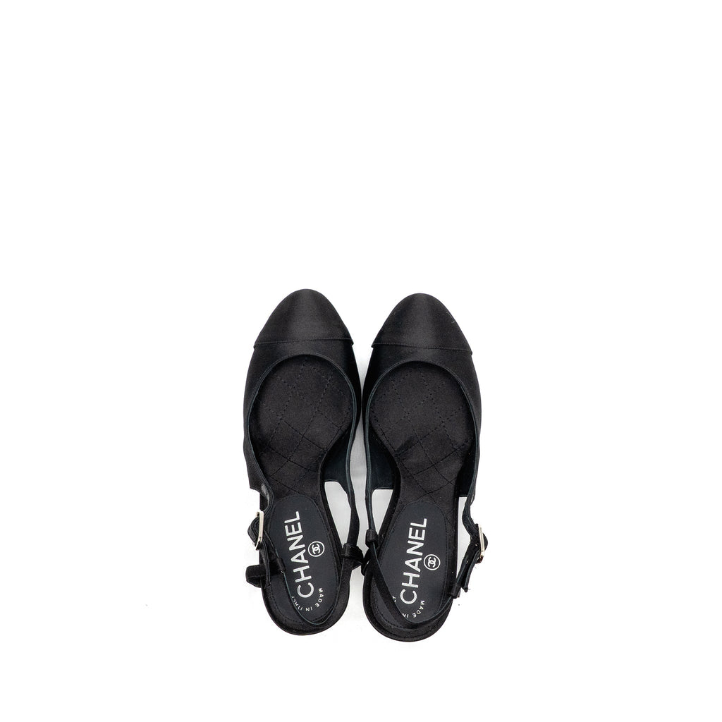 chanel-size-38-heels-with-pearl-satin-black