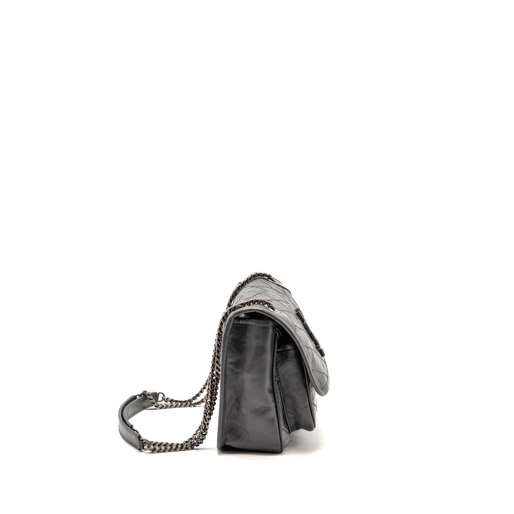 saint-laurent-ysl-niki-baby-flap-bag-vintage-calfskin-grey-ruthenium-hardware