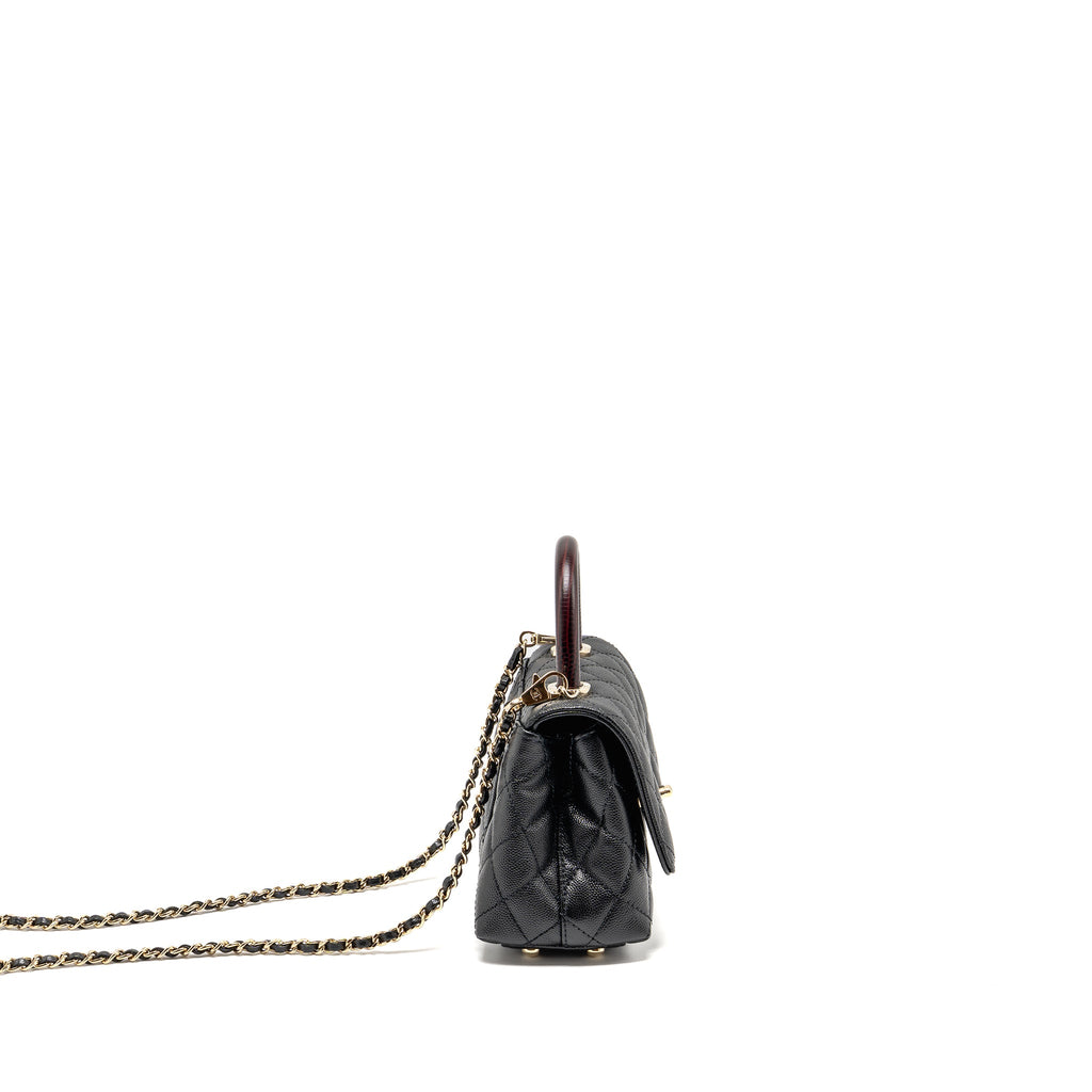 chanel-mini-coco-handle-caviar-black-burgundy-handle-lghw-microchip