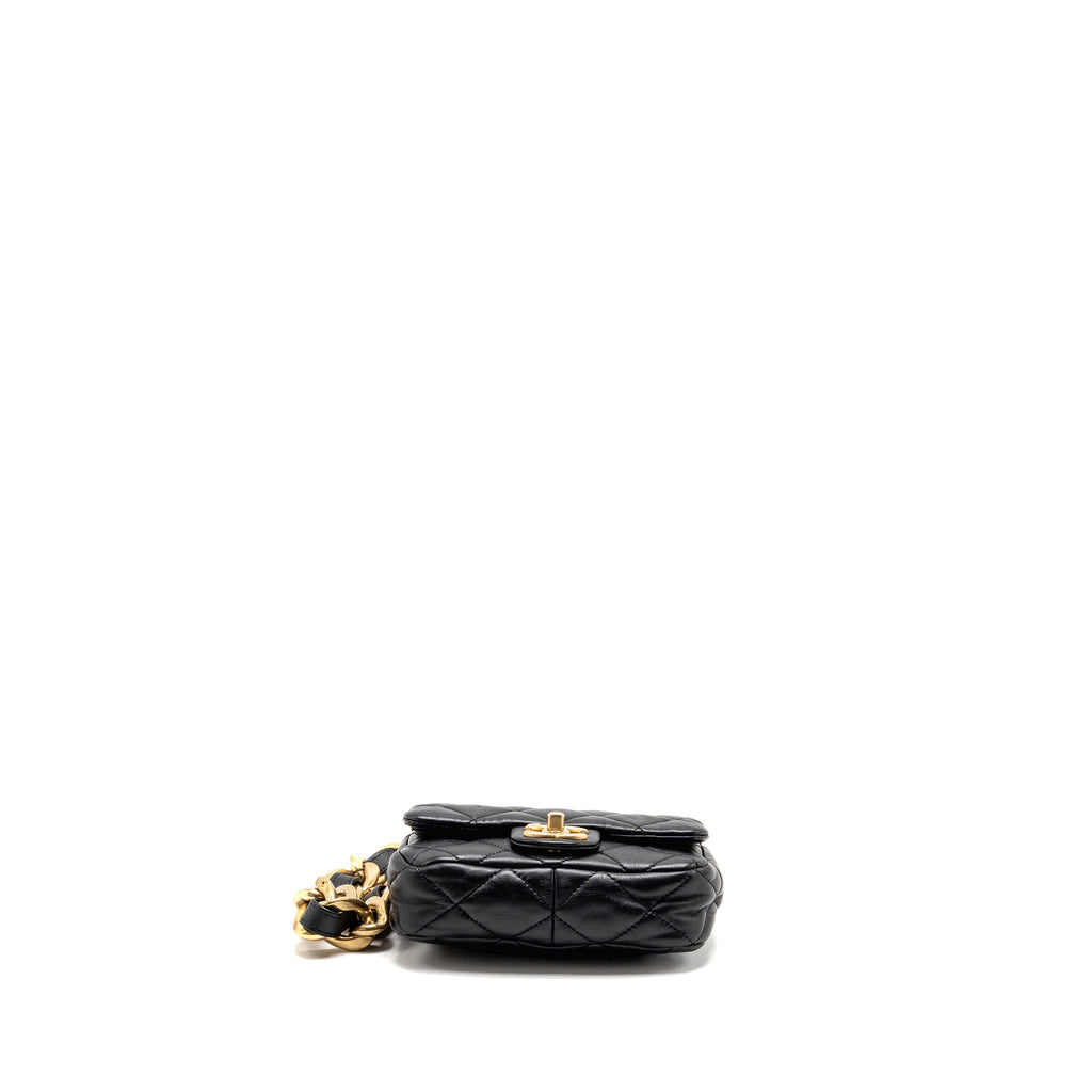 chanel-22s-giant-chain-mini-flap-bag-lambskin-black-brushed-ghw-microchip-copy