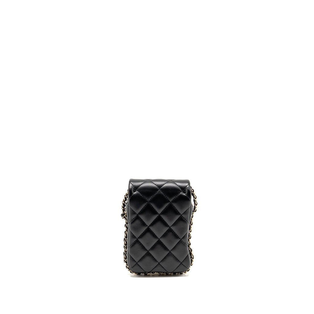 chanel-letter-pearl-chain-mini-flap-clutch-lambskin-black-lghw