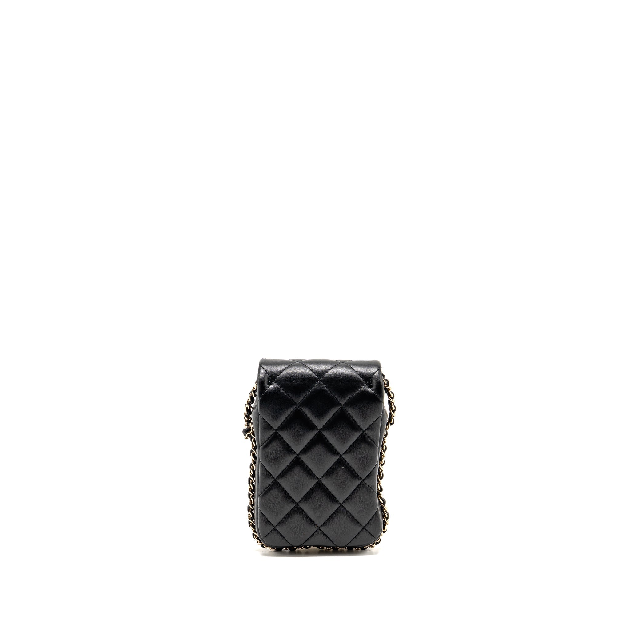 chanel-letter-pearl-chain-mini-flap-clutch-lambskin-black-lghw