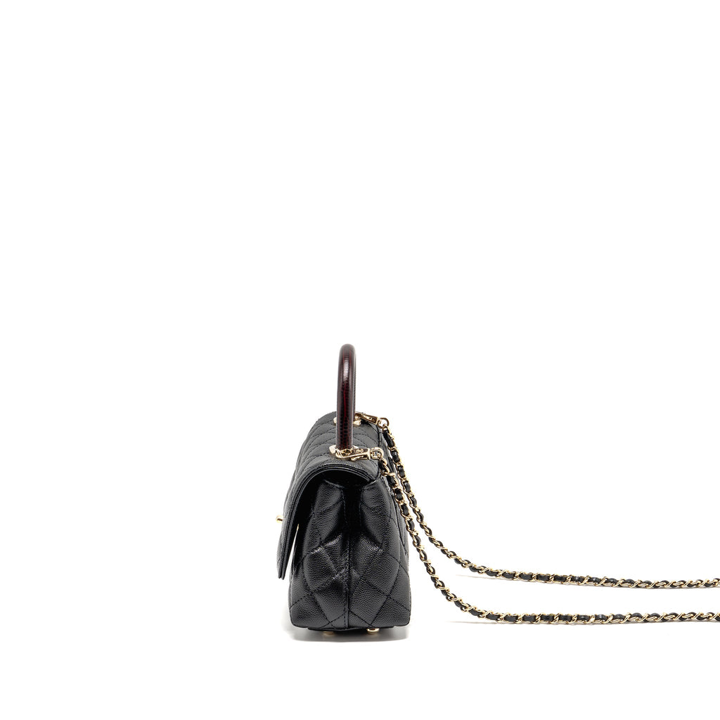 chanel-mini-coco-handle-caviar-black-burgundy-handle-lghw-microchip