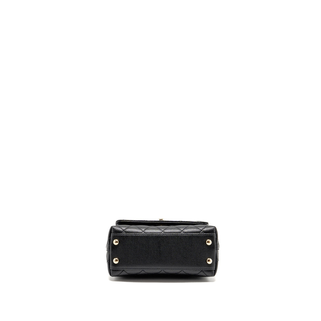 chanel-mini-coco-handle-caviar-black-burgundy-handle-lghw-microchip