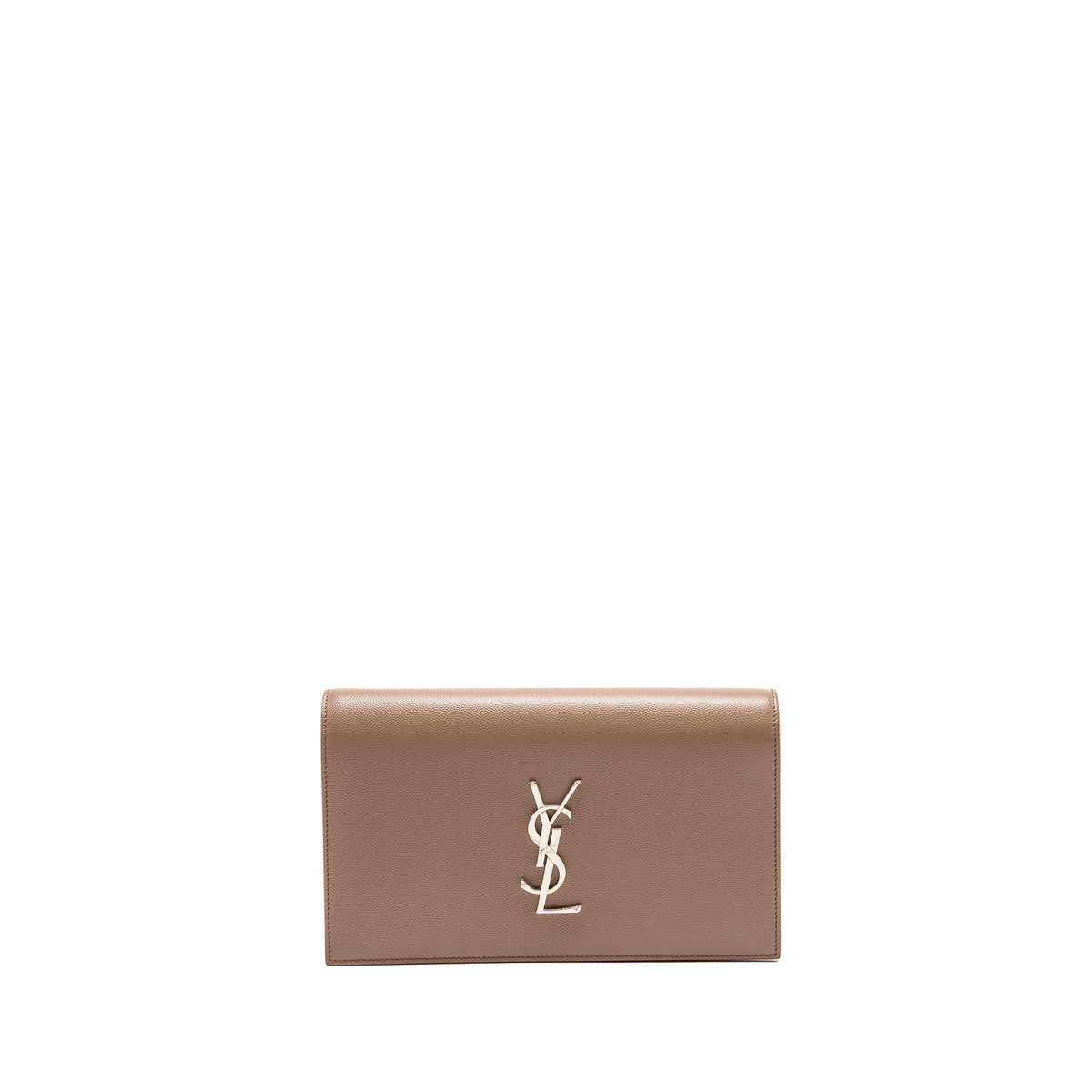 saint-laurent-ysl-kate-clutch-grained-calfskin-beige-shw