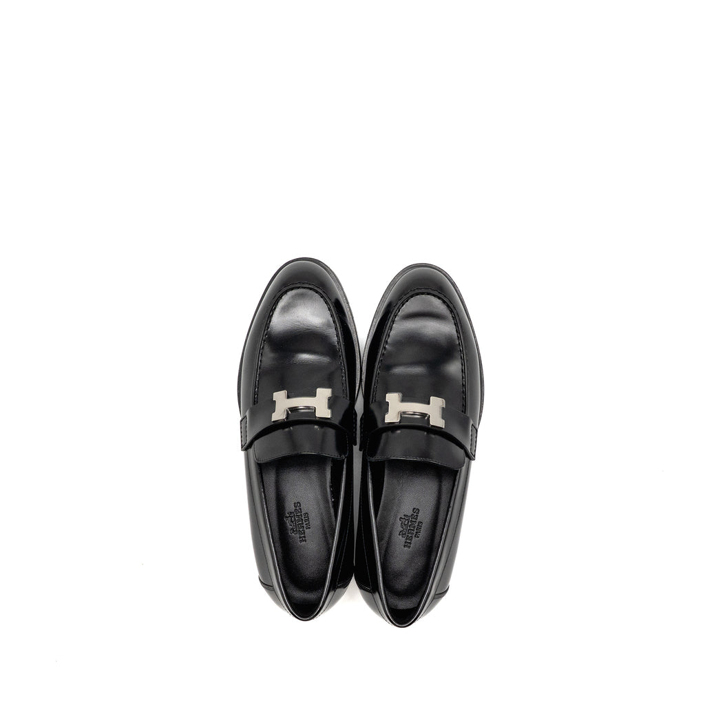 hermes-faubourg-loafer-black