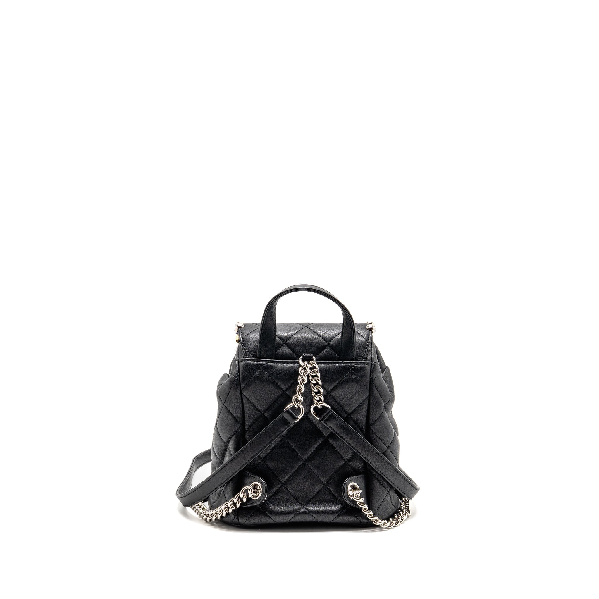 chanel-quilted-metallic-bubble-backpack-leather-black-multicolour-hardware