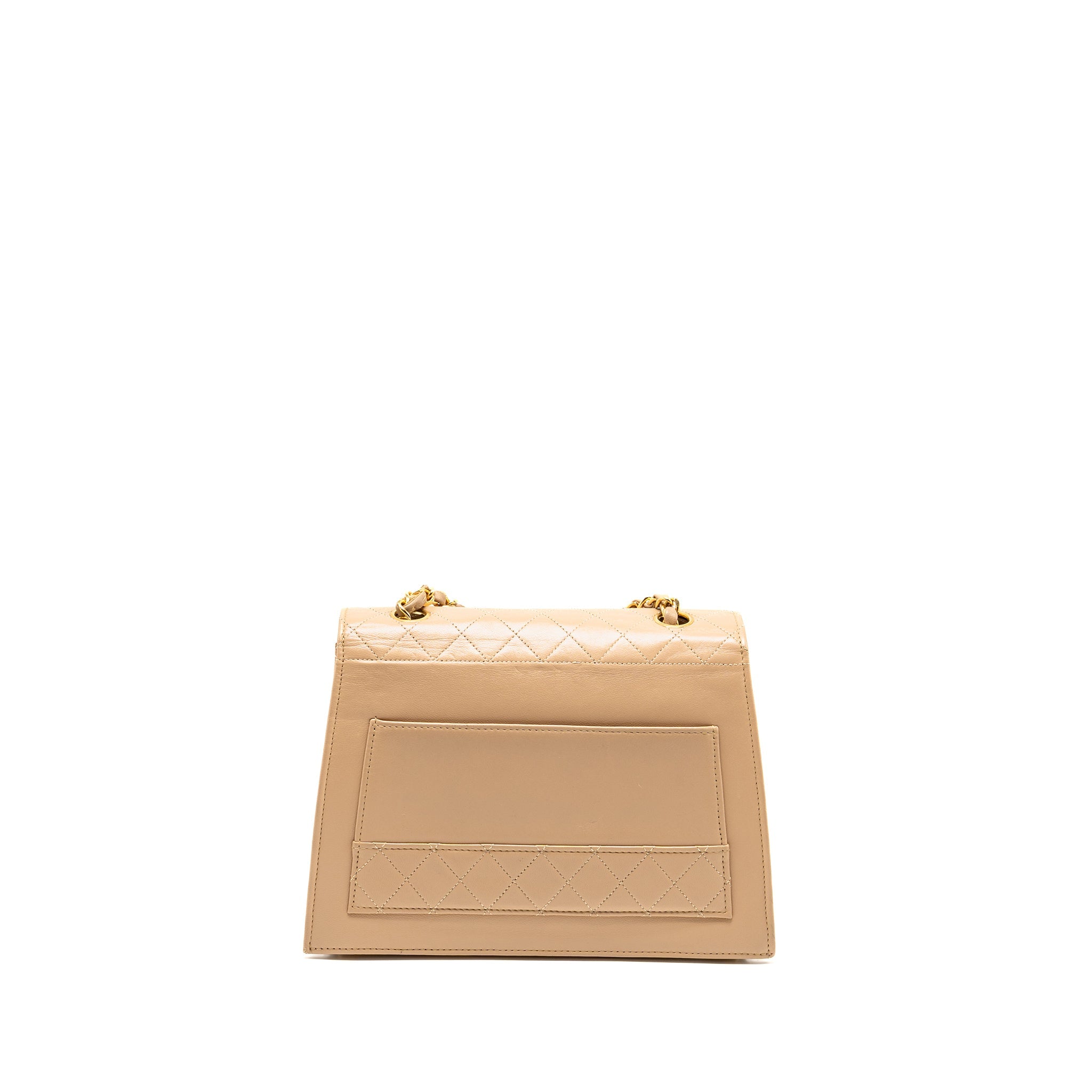 chanel-vintage-trapezoid-shoulder-bag-quilted-lambskin-beige-ghw