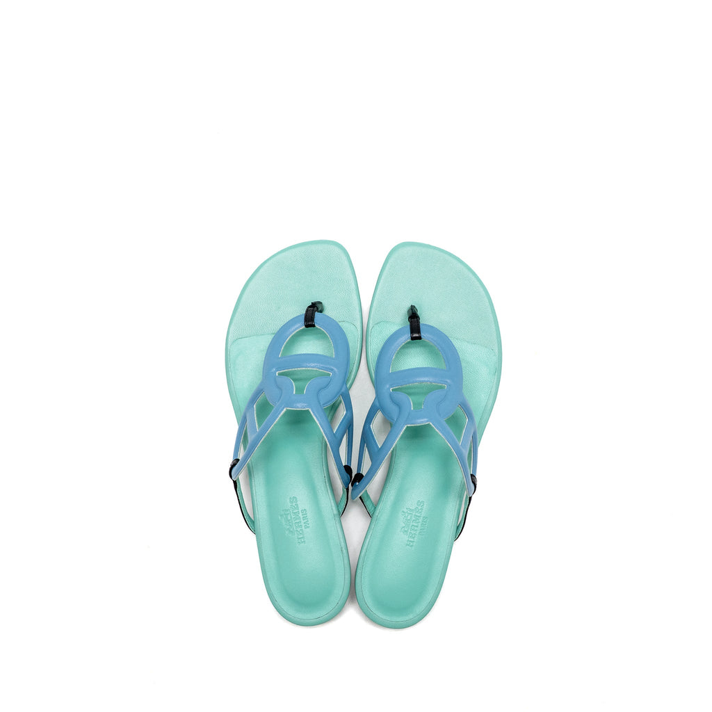 hermes-size-37-agneau-beach-sandals-multicolour-copy
