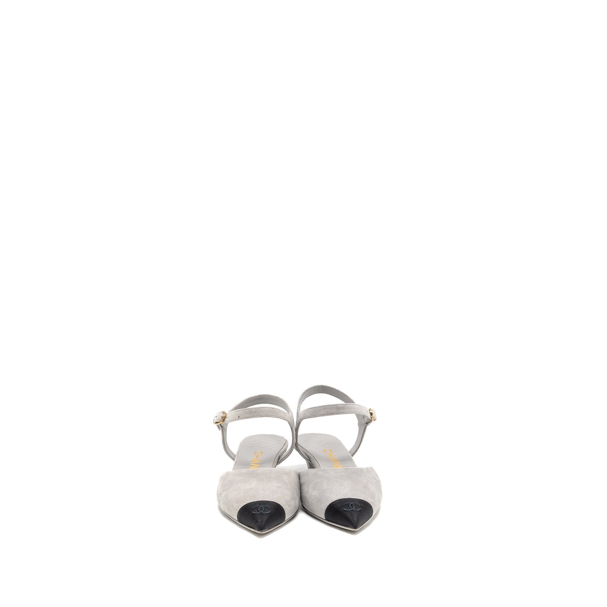 chanel-size-37-slingbacks-shoes-suede-kidskin-grosgrain-black-light-grey-ghw-copy