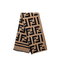 fendi-ff-logo-scarf-wool-silk-brown-black