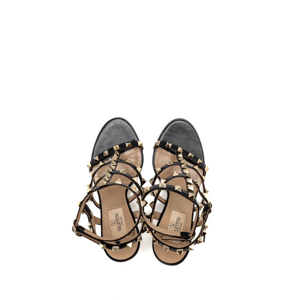 valentino-size-36-rockstud-sandal-10cm-heel-calfskin-black-lghw
