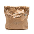 chanel-large-22-bag-shiny-calfskin-dark-beige-shw-microchip-copy