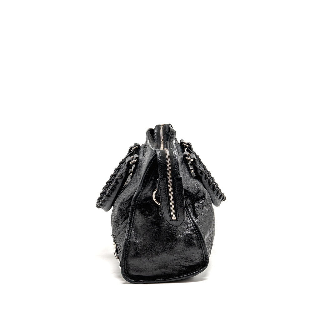 balenciaga-classic-city-bag-leather-black-shw