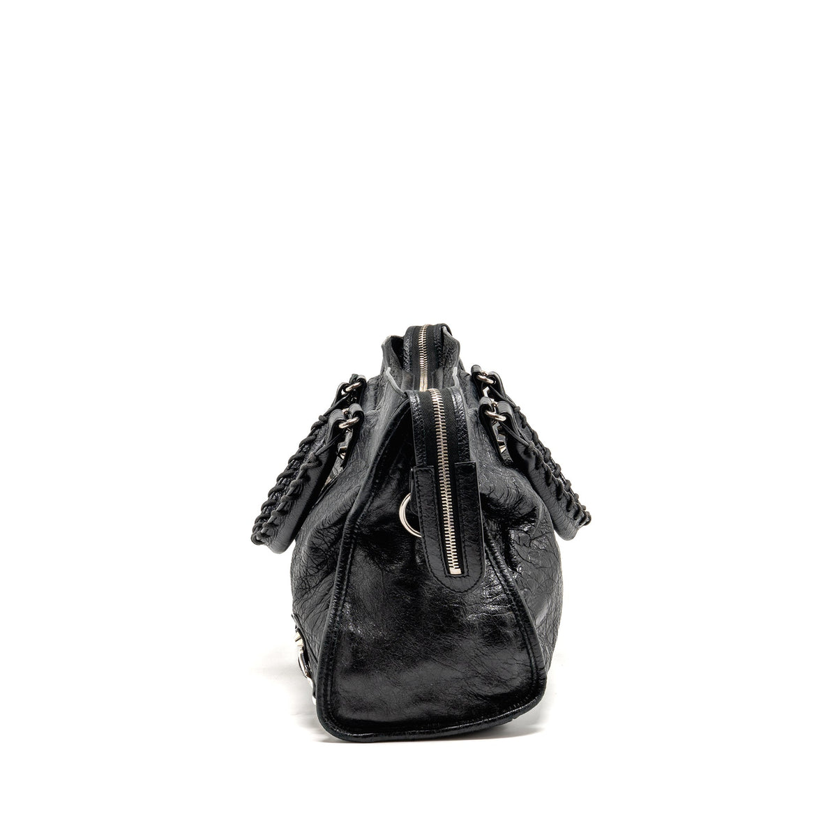 balenciaga-classic-city-bag-leather-black-shw