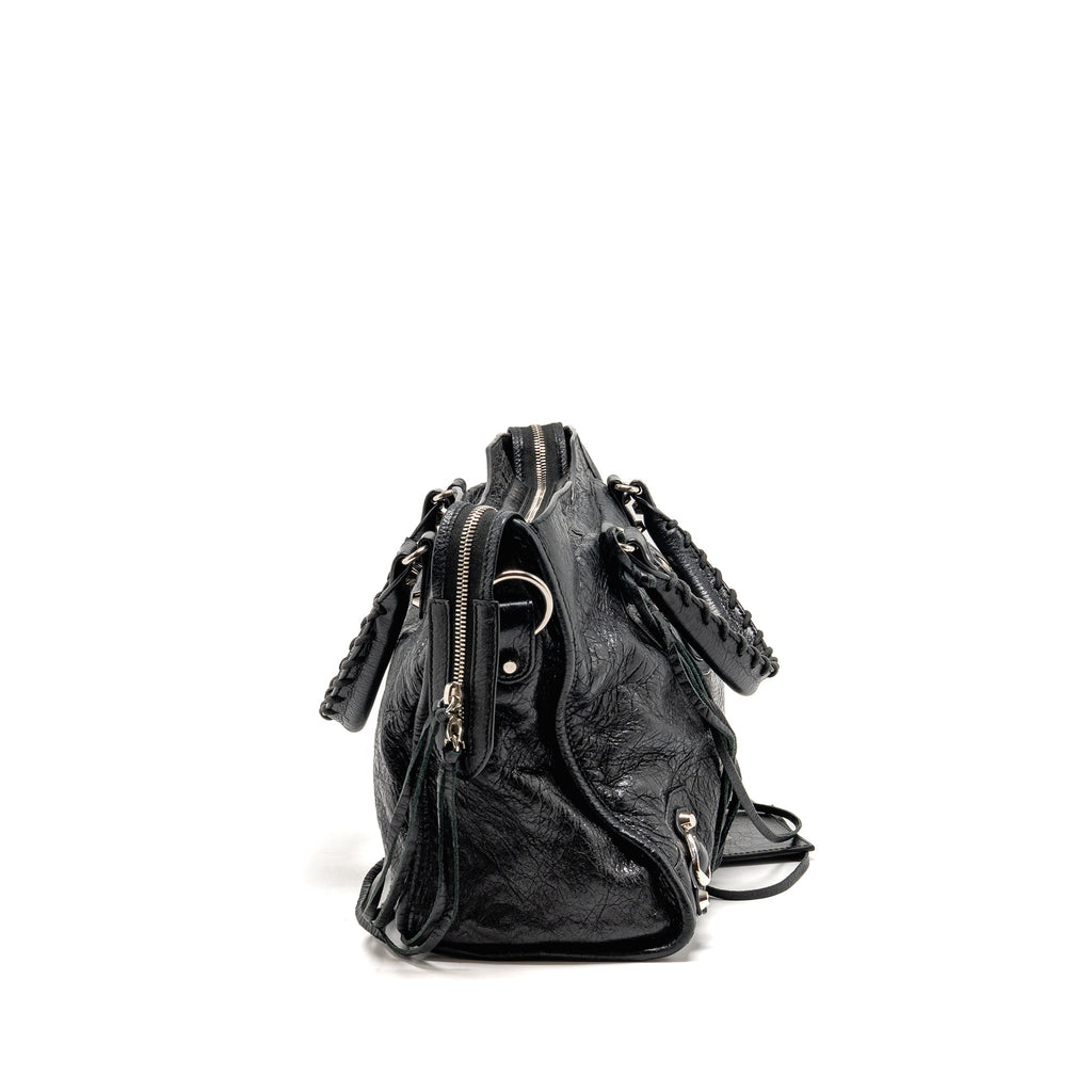 balenciaga-classic-city-bag-leather-black-shw