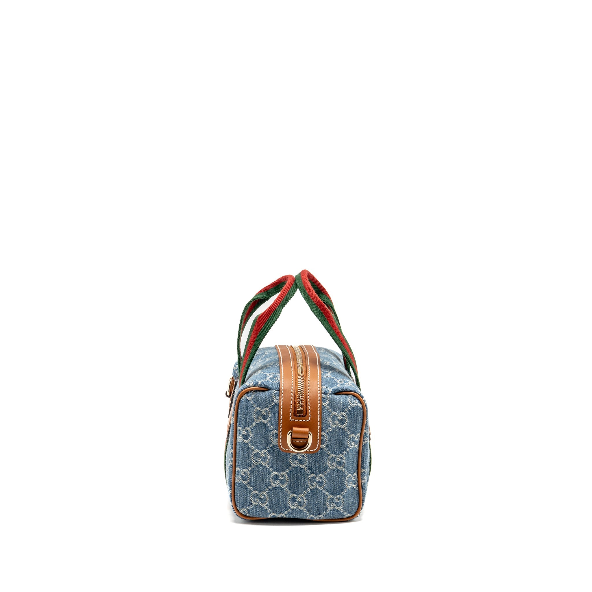 gucci-mini-gg-handbag-gg-denim-leather-light-blue-white-brown-ghw