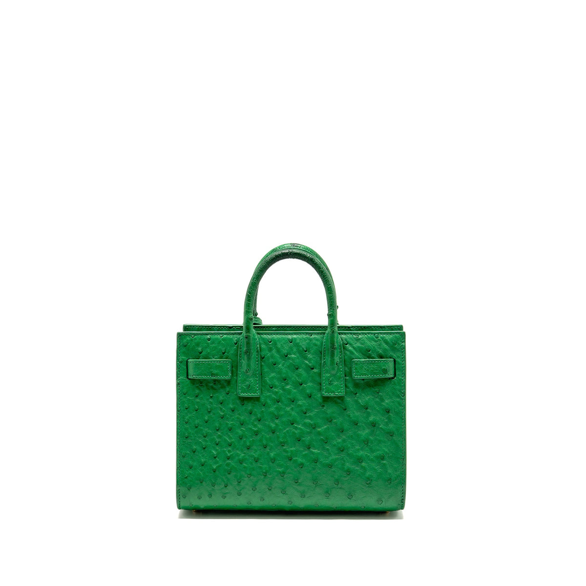 saint-laurent-ysl-nano-sac-de-jour-tote-ostrich-green-ghw