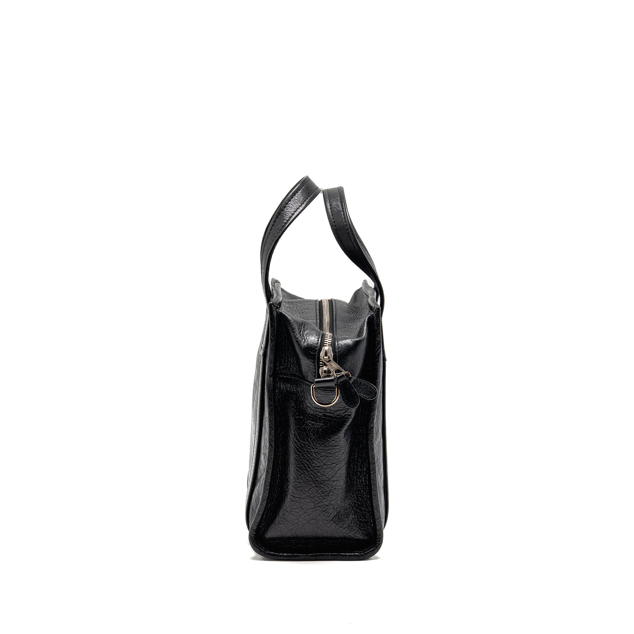balenciaga-bazar-mini-shopper-tote-bag-crackled-calfskin-black-shw