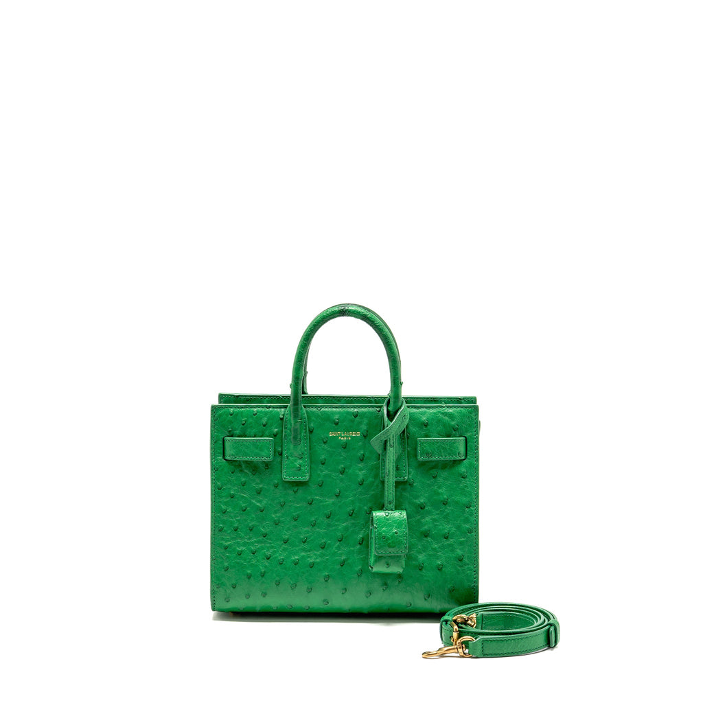saint-laurent-ysl-nano-sac-de-jour-tote-ostrich-green-ghw