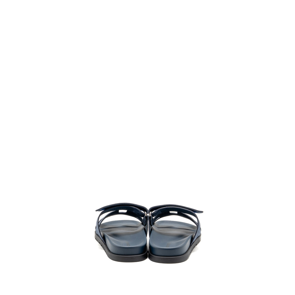 hermes-size-38-chypre-sandals-suede-navy