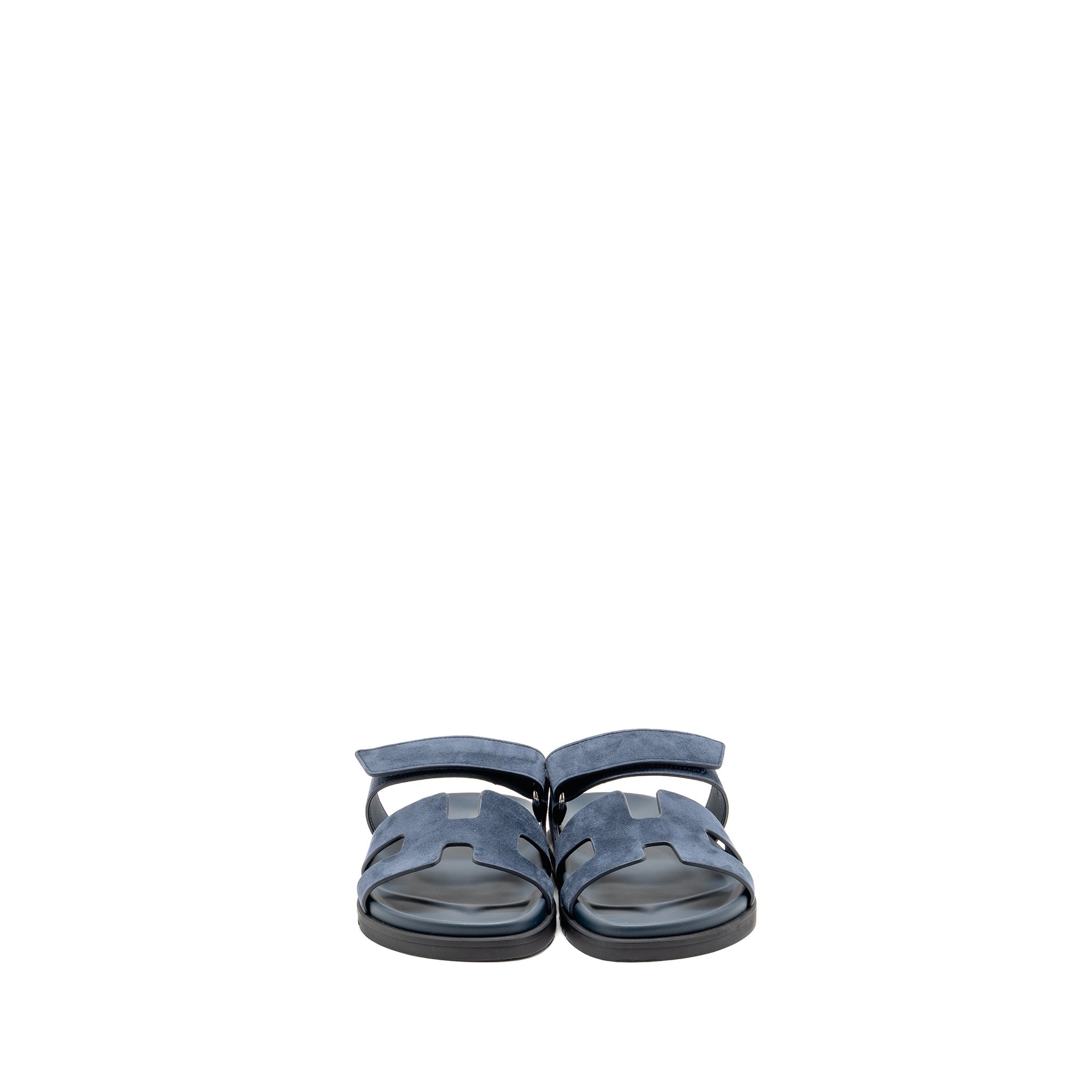 hermes-size-38-chypre-sandals-suede-navy