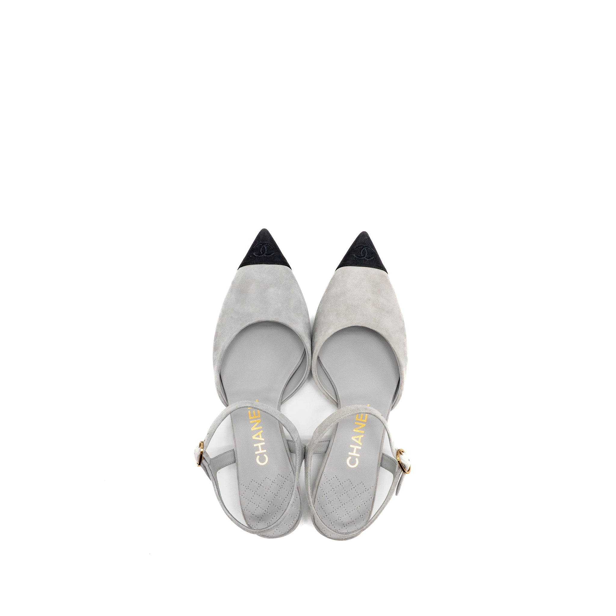 chanel-size-37-slingbacks-shoes-suede-kidskin-grosgrain-black-light-grey-ghw-copy