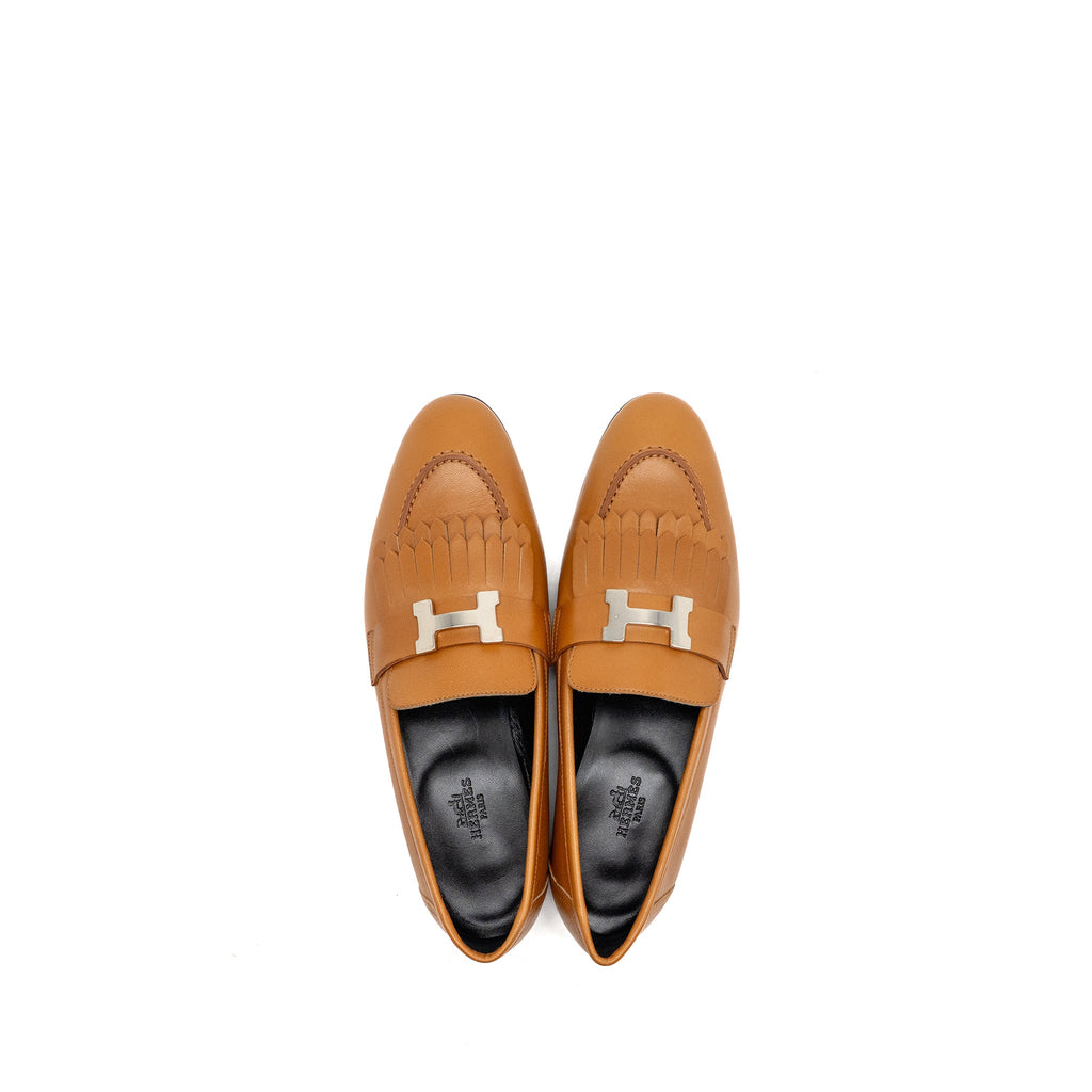 hermes-shoe-gold