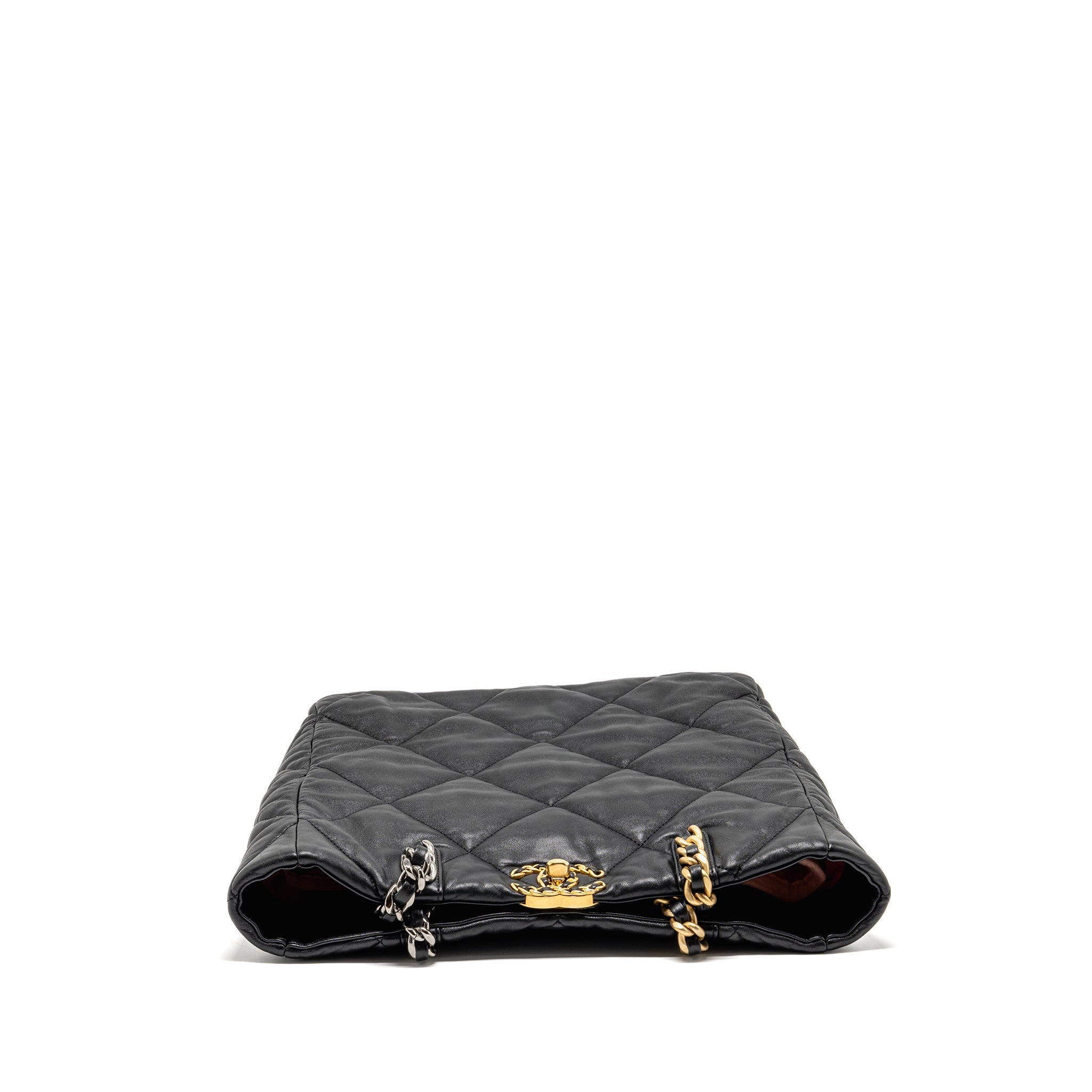 chanel-small-19-shopping-bag-shiny-lambskin-black-multicolour-hardware-microchip