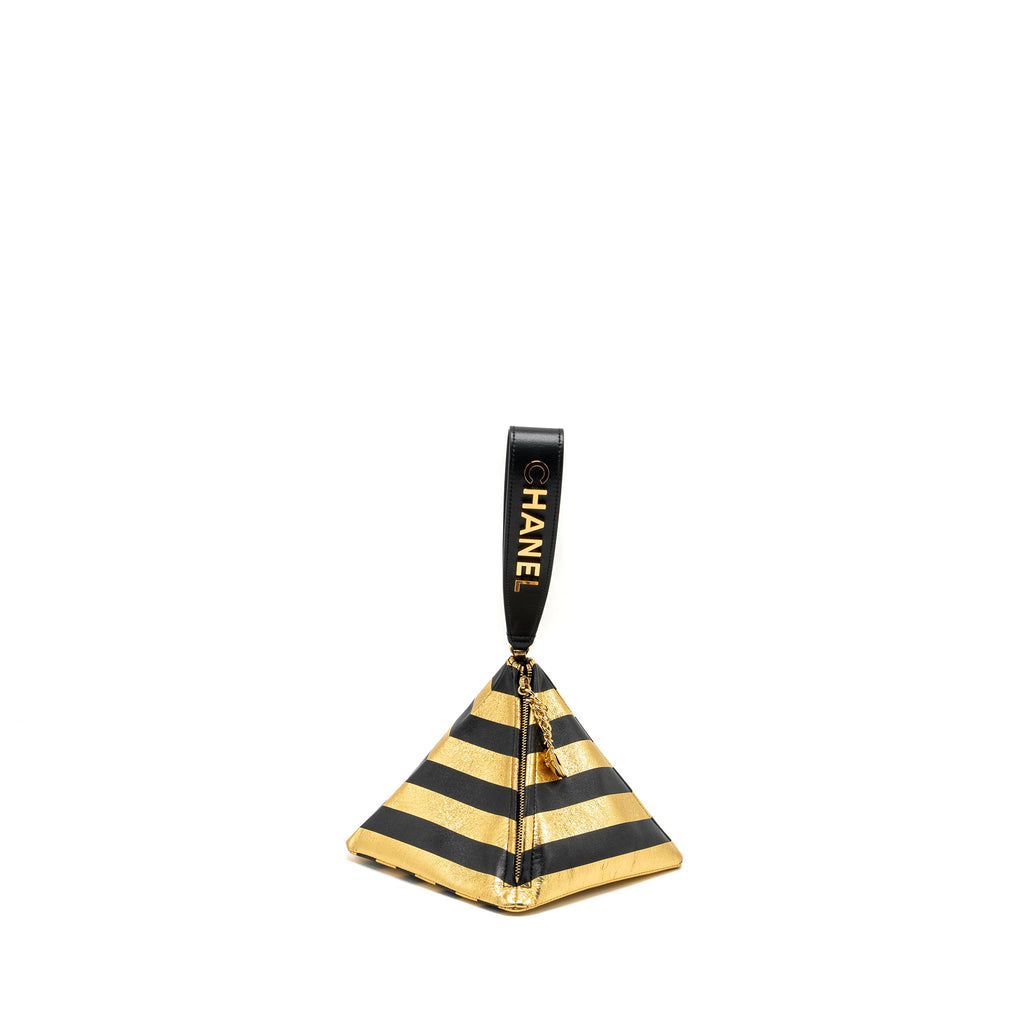chanel-egypt-pyramid-clutch-lambskin-metallic-gold-black-ghw