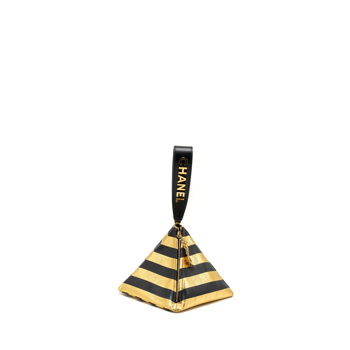 chanel-egypt-pyramid-clutch-lambskin-metallic-gold-black-ghw