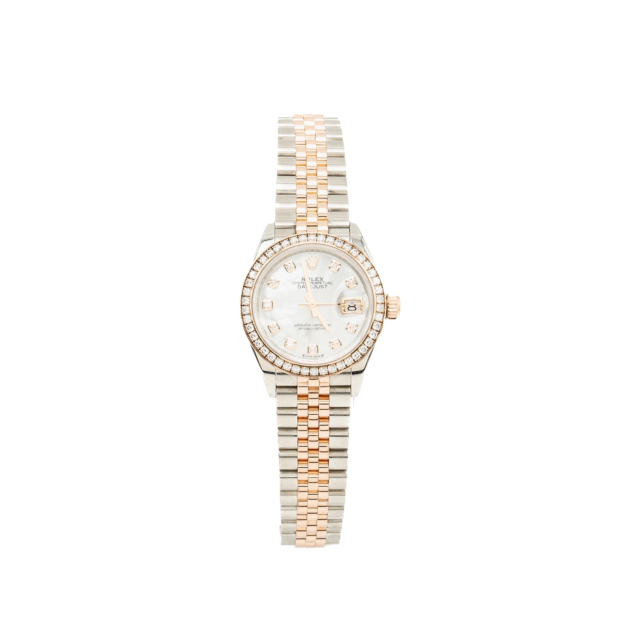 rolex-lady-datejust-28mm-oystersteel-rose-gold-diamonds-white-mother-of-pearl-dial-jubilee-bracelet-model-279381rbr