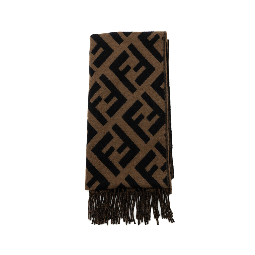 fendi-ff-scarf-cashmere-brown-black