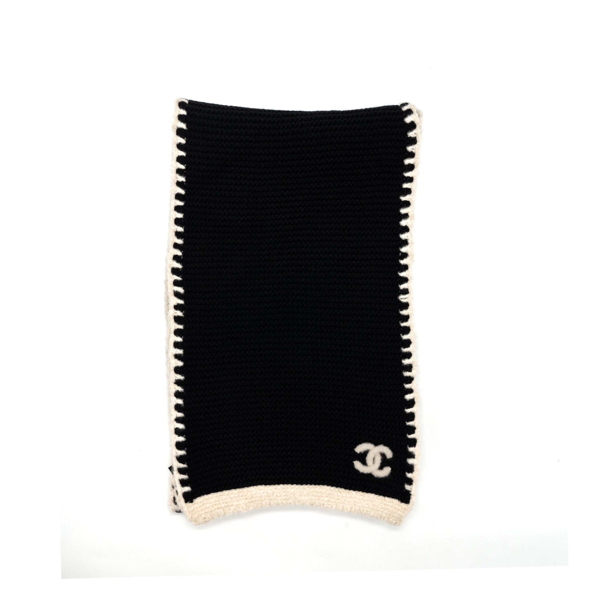 chanel-23a-cashmere-scarf-black-white