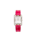 hermes-cape-cod-watch-small-model-31mm-steel-case-mother-of-pearl-dial-with-diamonds-alligator-raspberry-strap