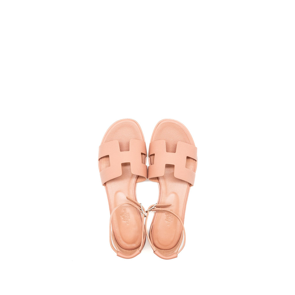 hermes-size-37-5-santorini-sandal-epsom-rose-aube-shw