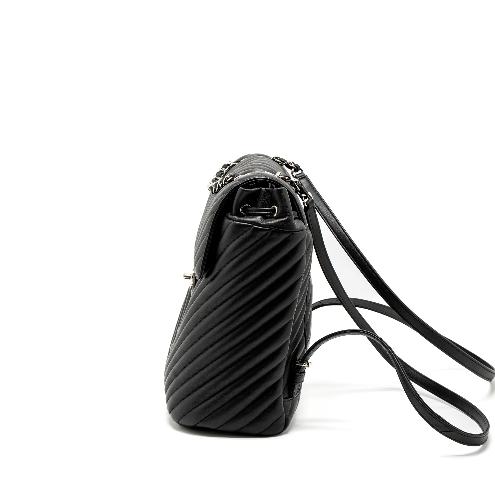 chanel-urban-spirit-backpack-chevron-calfskin-black-shw