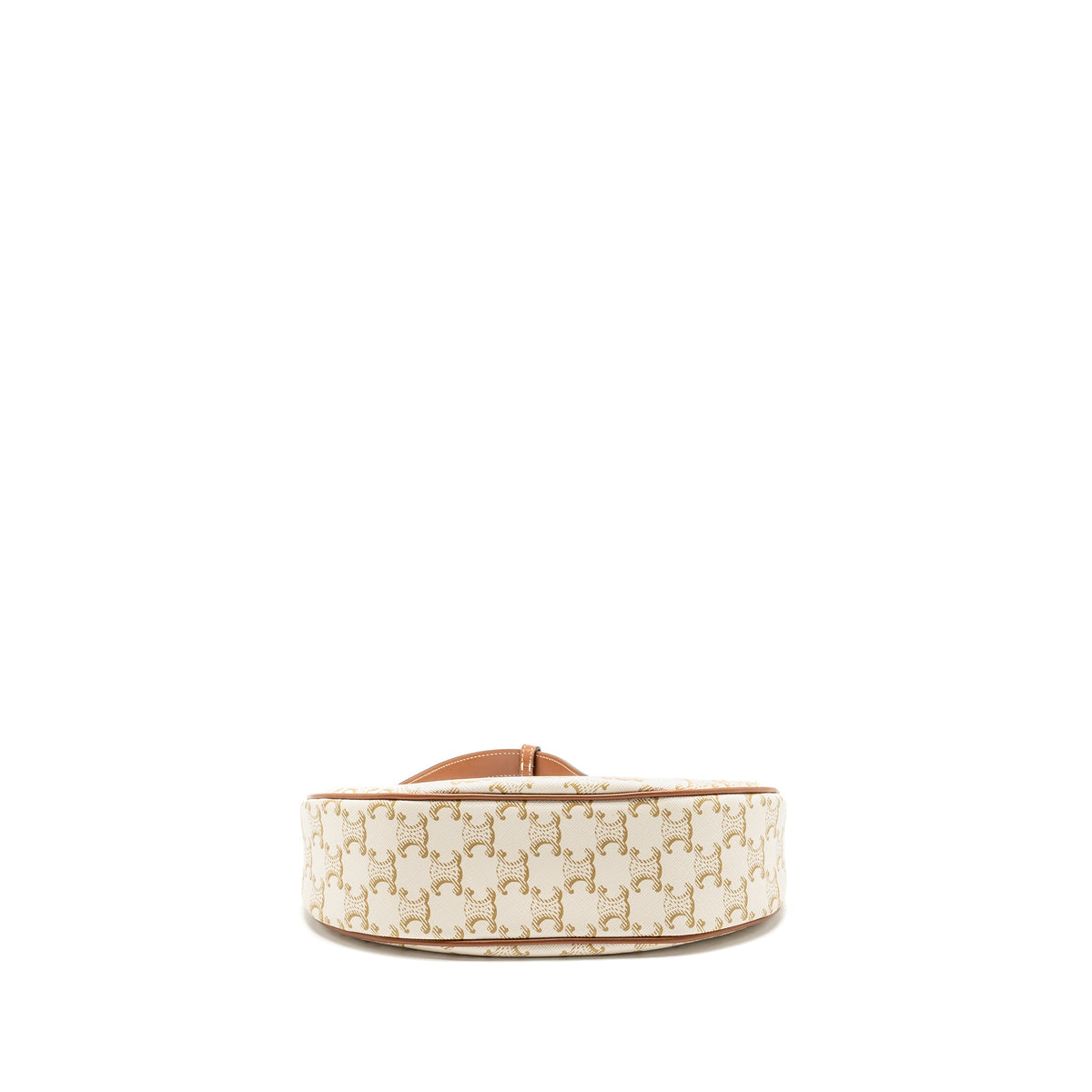 celine-ava-bag-triomphe-canvas-calfskin-white-brown-ghw-copy