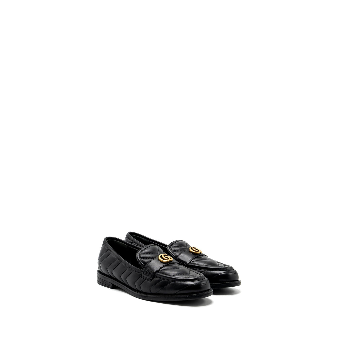 gucci-size-37-5-gg-loafers-black-ghw-copy