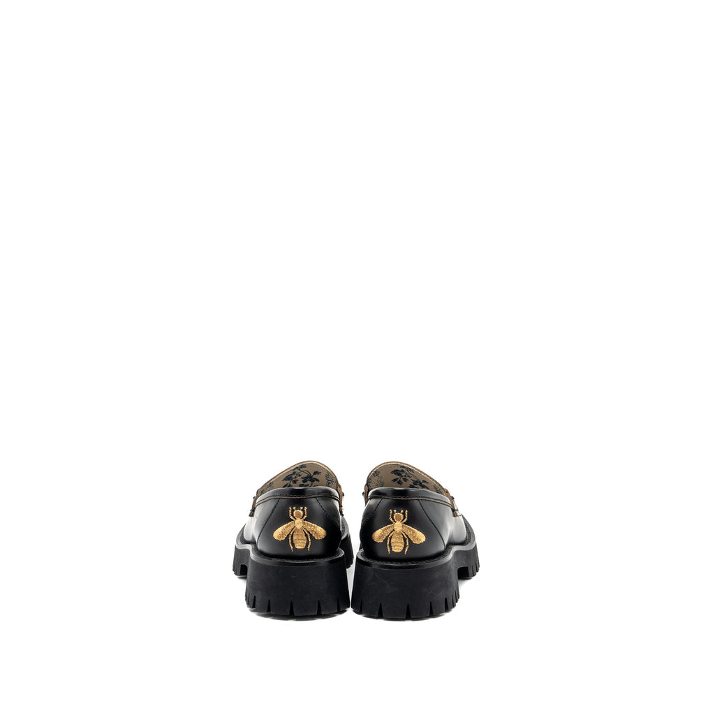 gucci-size-37-leather-lug-sole-horsebit-loafer