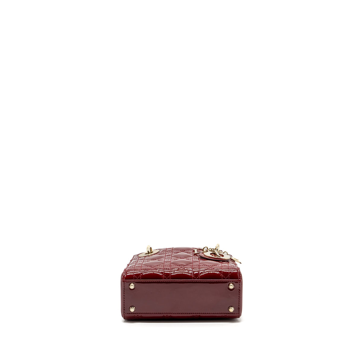 dior-mini-lady-dior-patent-red-lghw-2
