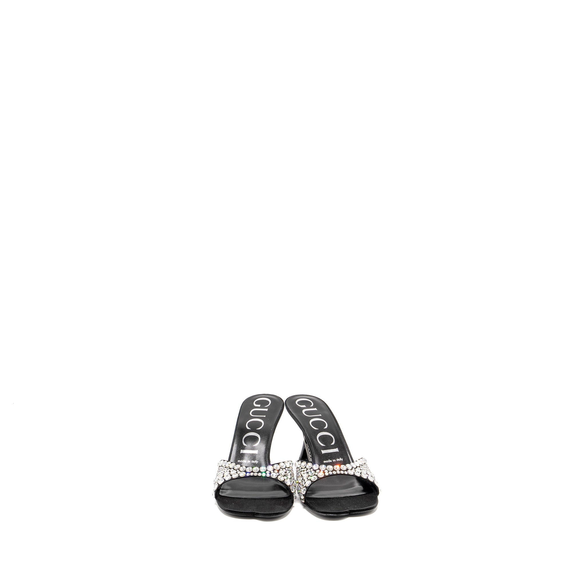 gucci-size-37-crystal-embellished-stain-sandals-black