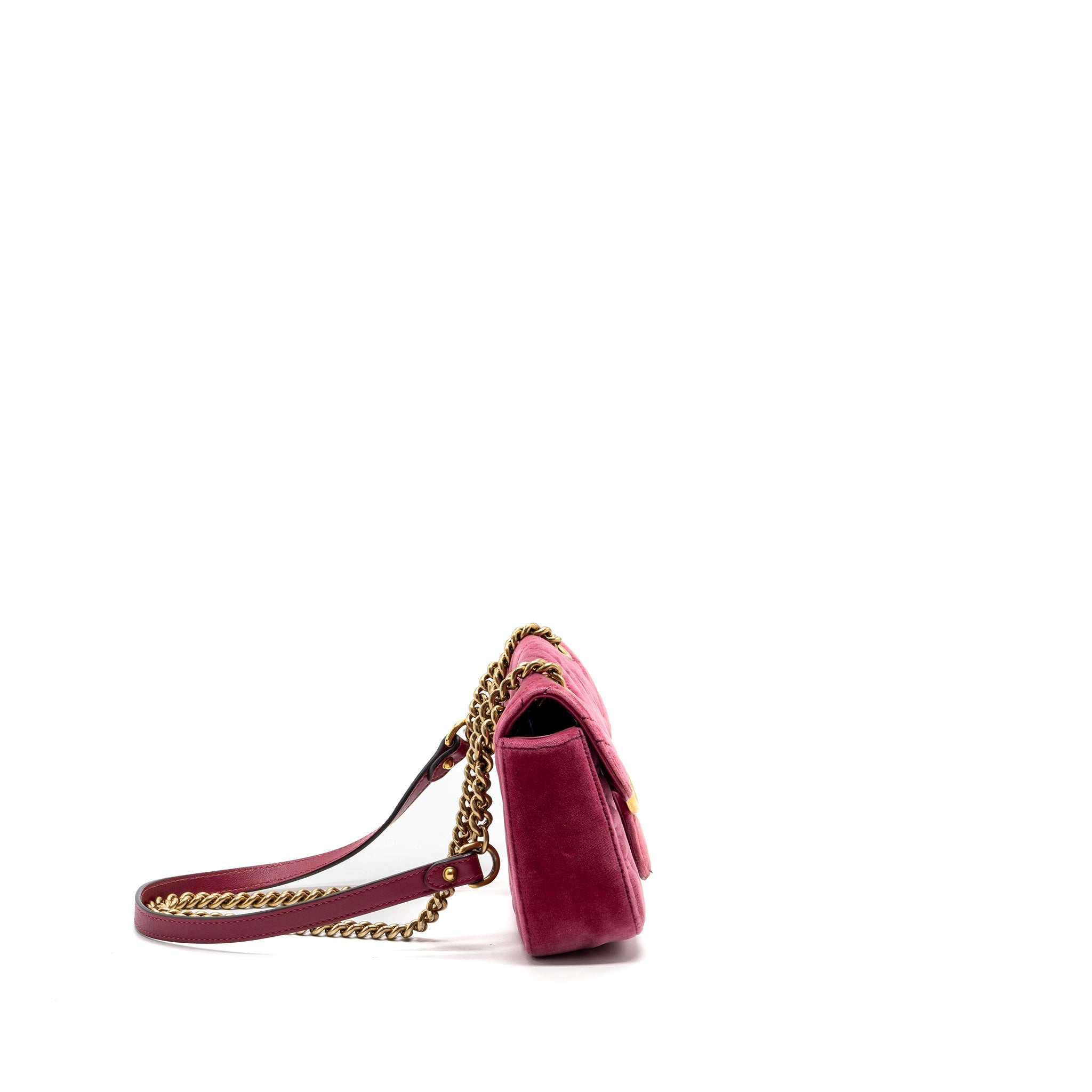 gucci-small-gg-marmont-shoulder-bag-velvet-pink-ghw-copy